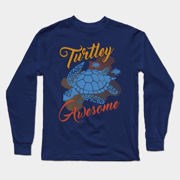 Turtley Awesome | Coral Reef Long Sleeve T-Shirt by anilofex